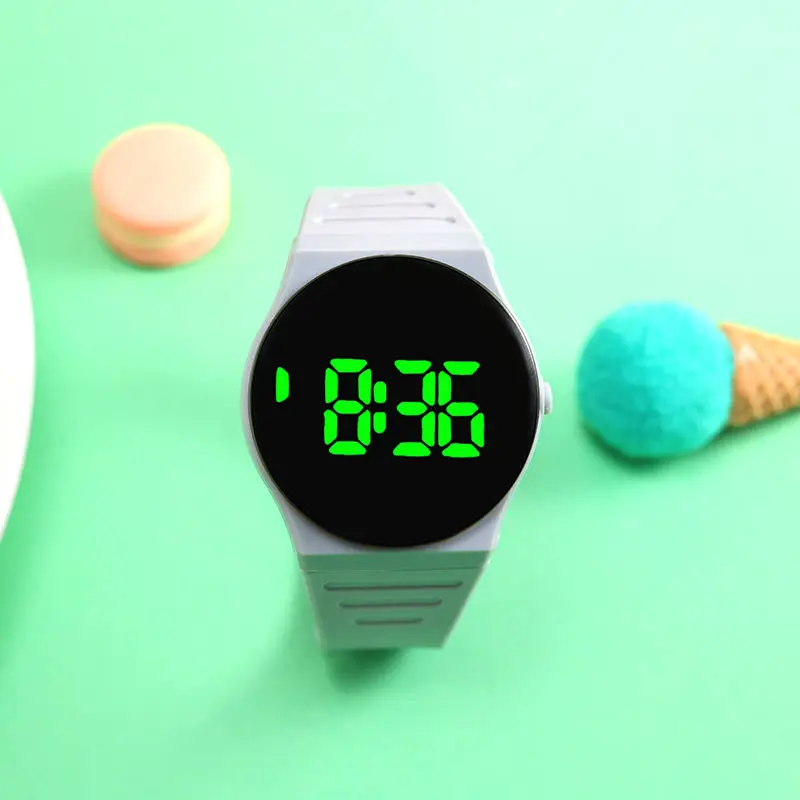 Red Touch Screen Electronic Watch for Students