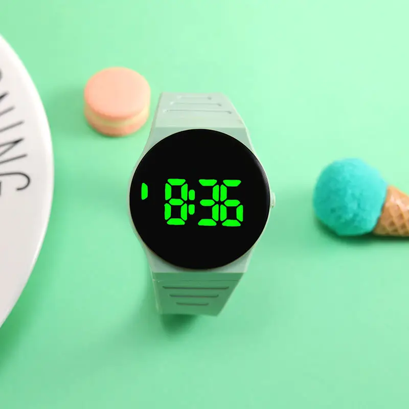 Red Touch Screen Electronic Watch for Students
