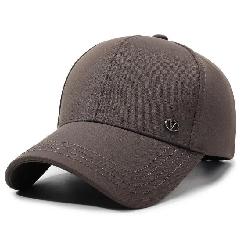 Men's Grey Baseball Cap for Autumn Winter Outdoor Use - Image 3