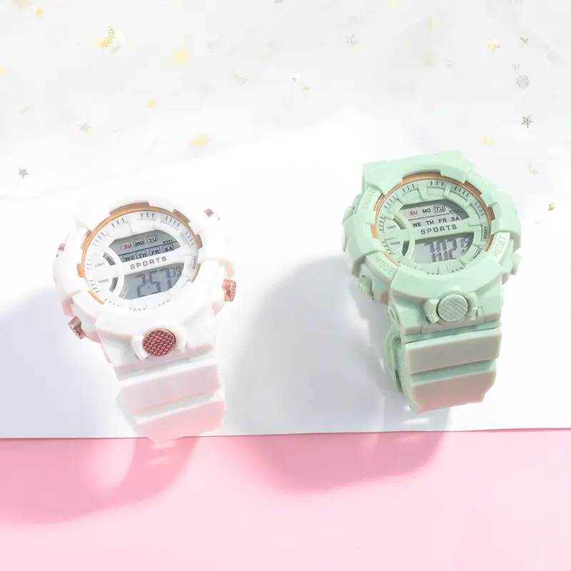 Matcha Green Digital Watch for Men Women Students - Image 6