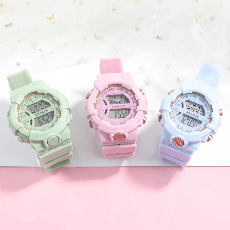 Matcha Green Digital Watch for Men Women Students - Image 9