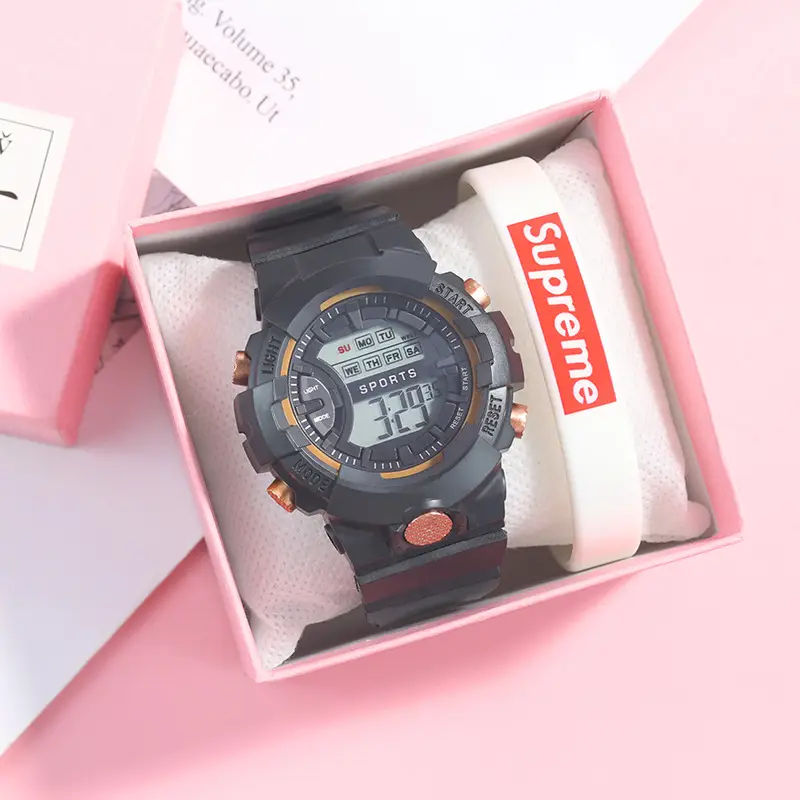 Matcha Green Digital Watch for Men Women Students - Image 2