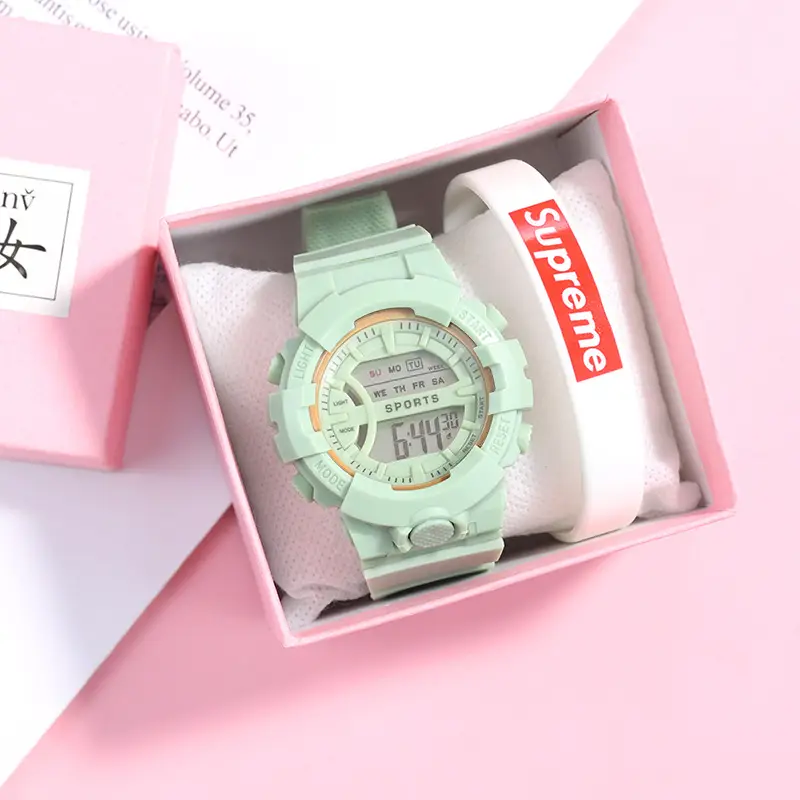 Matcha Green Digital Watch for Men Women Students - Image 5