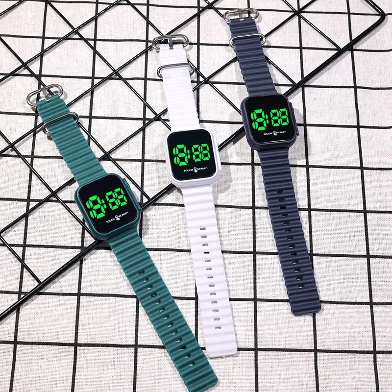 Green Touch Screen Digital Watch for Men Women — feature 6