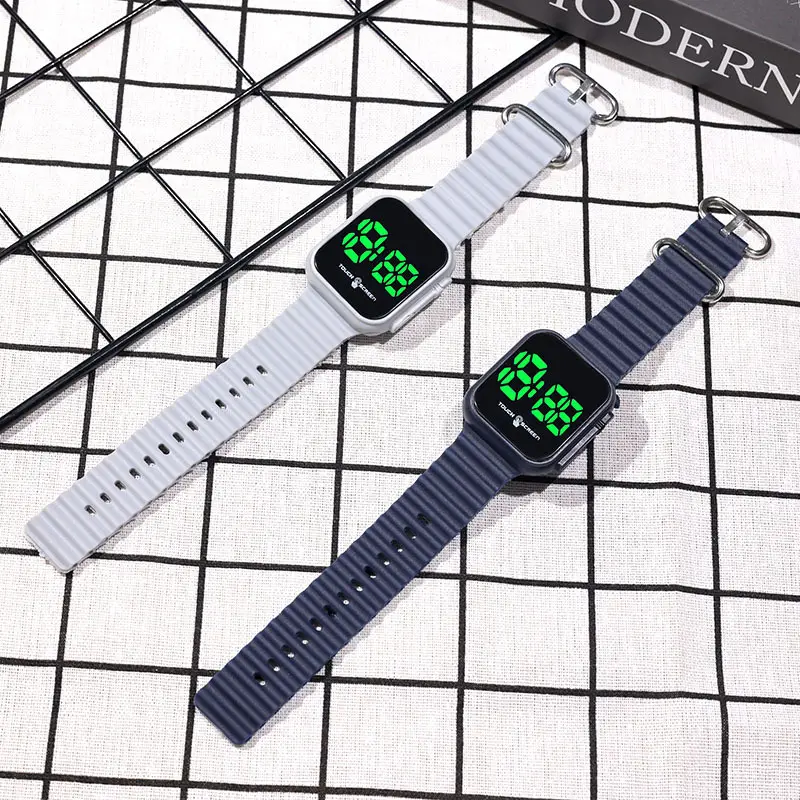 Green Touch Screen Digital Watch for Men Women — feature 8
