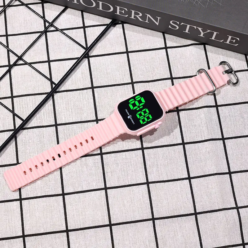 Green Touch Screen Digital Watch for Men Women - Image 2