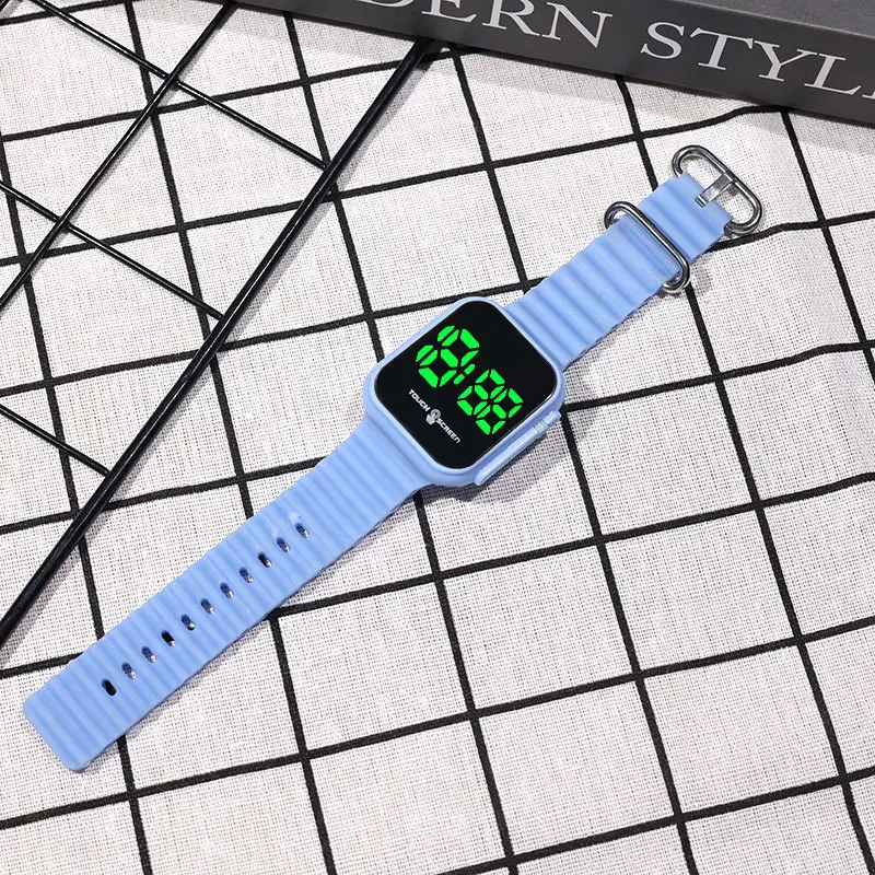 Green Touch Screen Digital Watch for Men Women - Image 4
