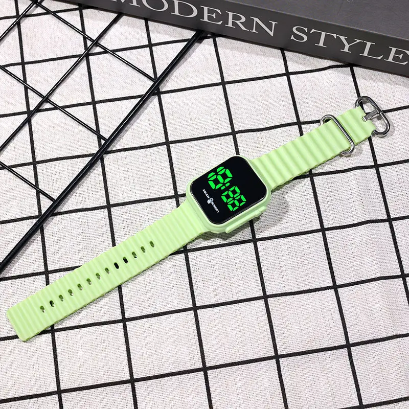 Green Touch Screen Digital Watch for Men Women - Image 6