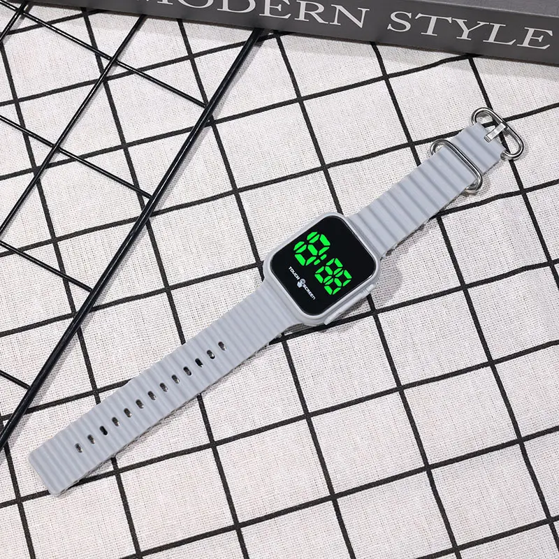 Green Touch Screen Digital Watch for Men Women - Image 8