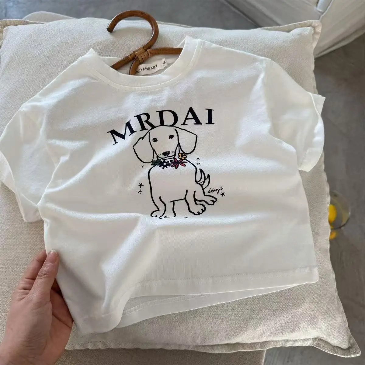 Kids T-Shirt Set Mirdai Floral Print Cotton Summer - Image 6