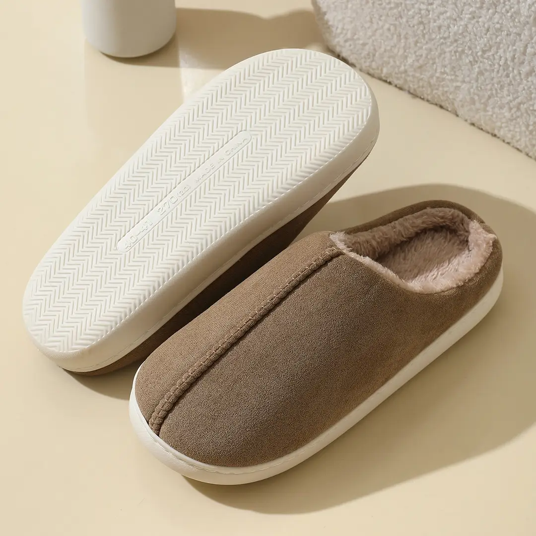 Men's Autumn and Winter 2025 New Indoor Home Thick-Soled Plush Slippers for Women in Winter — feature 14