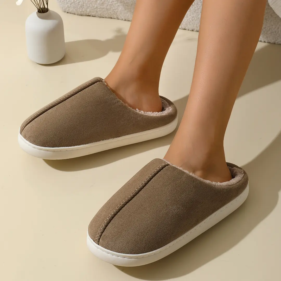 Men's Autumn and Winter 2025 New Indoor Home Thick-Soled Plush Slippers for Women in Winter — feature 15