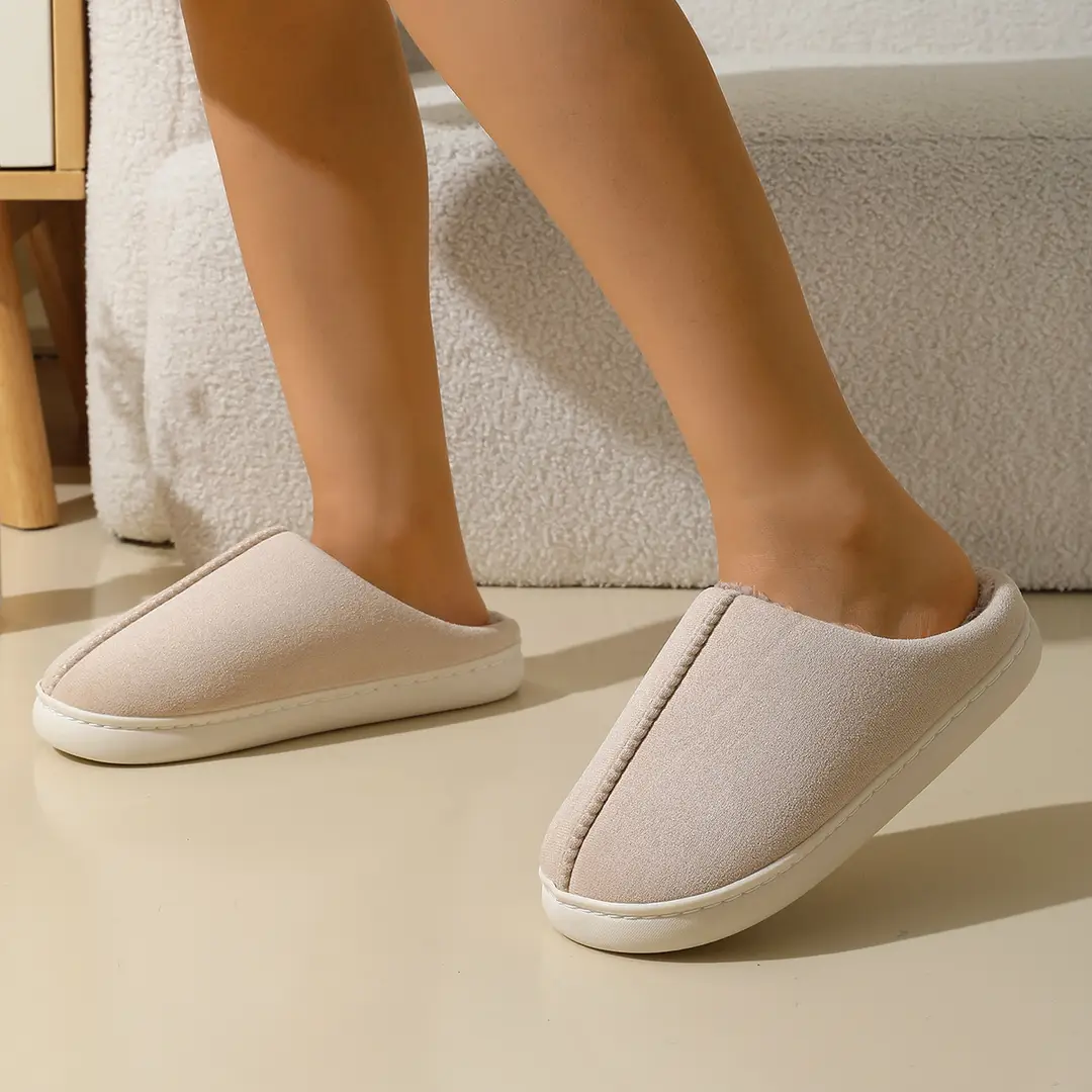 Men's Autumn and Winter 2025 New Indoor Home Thick-Soled Plush Slippers for Women in Winter — feature 20