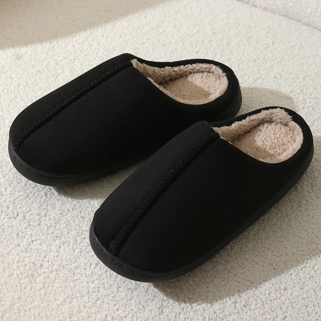 Men's Autumn and Winter 2025 New Indoor Home Thick-Soled Plush Slippers for Women in Winter — feature 3