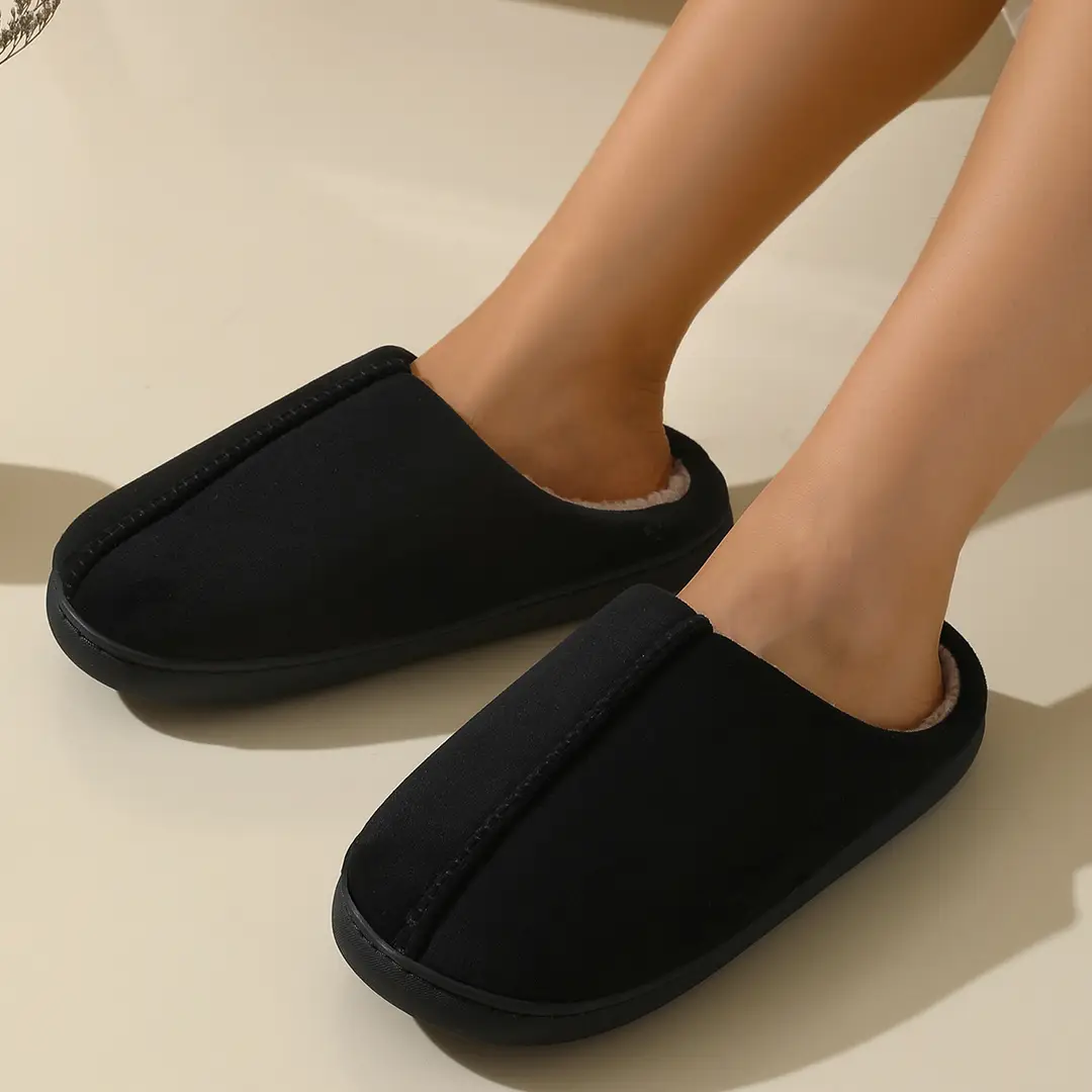 Men's Autumn and Winter 2025 New Indoor Home Thick-Soled Plush Slippers for Women in Winter — feature 6