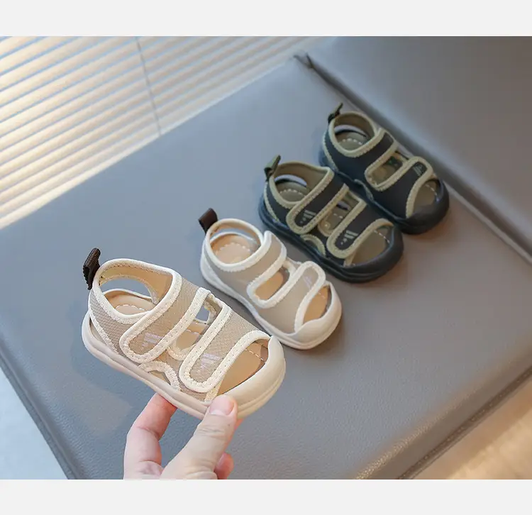 Boys Sandals 2025 Summer Beige Anti-Slip — feature 6