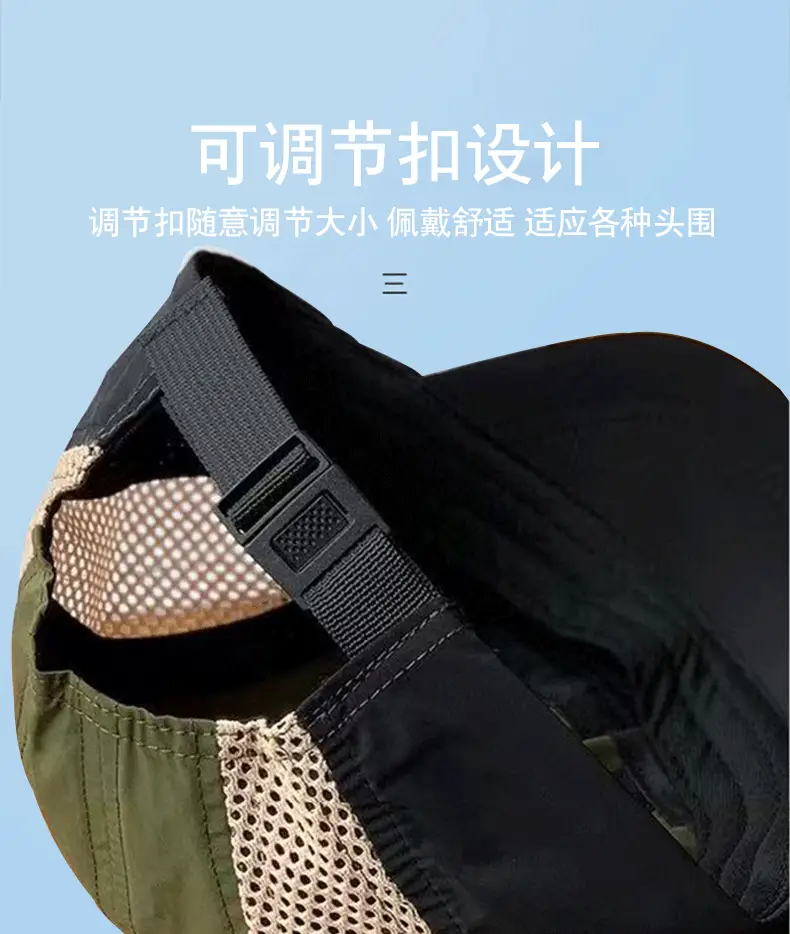 Japanese Style Waterproof Baseball Cap for Women Sunshade Outdoor Mesh Cap — feature 10