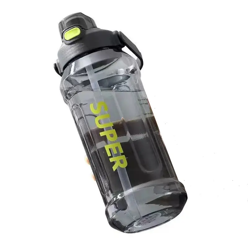 Large Capacity 2000ml Water Cup for Boys and Girls 2024 New High Temperature Resistant Sports Water Bottle Water Bottle Ton Barrel Cup Large Size