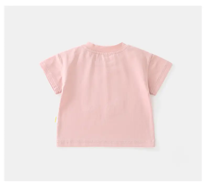 Duuduu Pink Apple Graphic Baby T-Shirt Set — feature 22