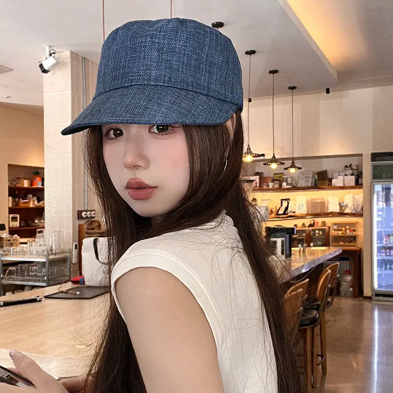 Japanese Linen Face Hat for Women Summer - Image 7