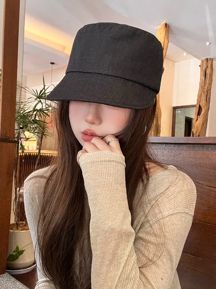 Japanese Linen Face Hat for Women Summer — feature 11