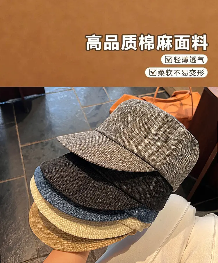 Japanese Linen Face Hat for Women Summer — feature 12