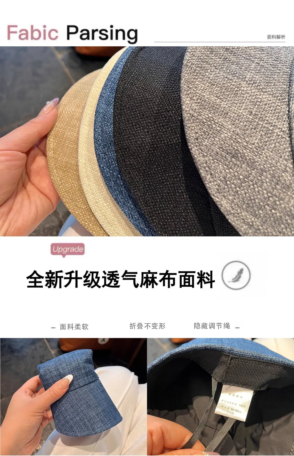 Japanese Linen Face Hat for Women Summer — feature 15