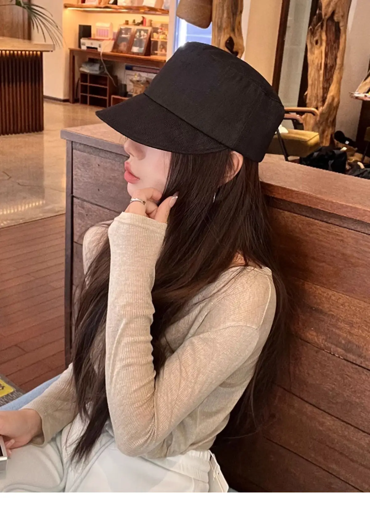 Japanese Linen Face Hat for Women Summer — feature 6