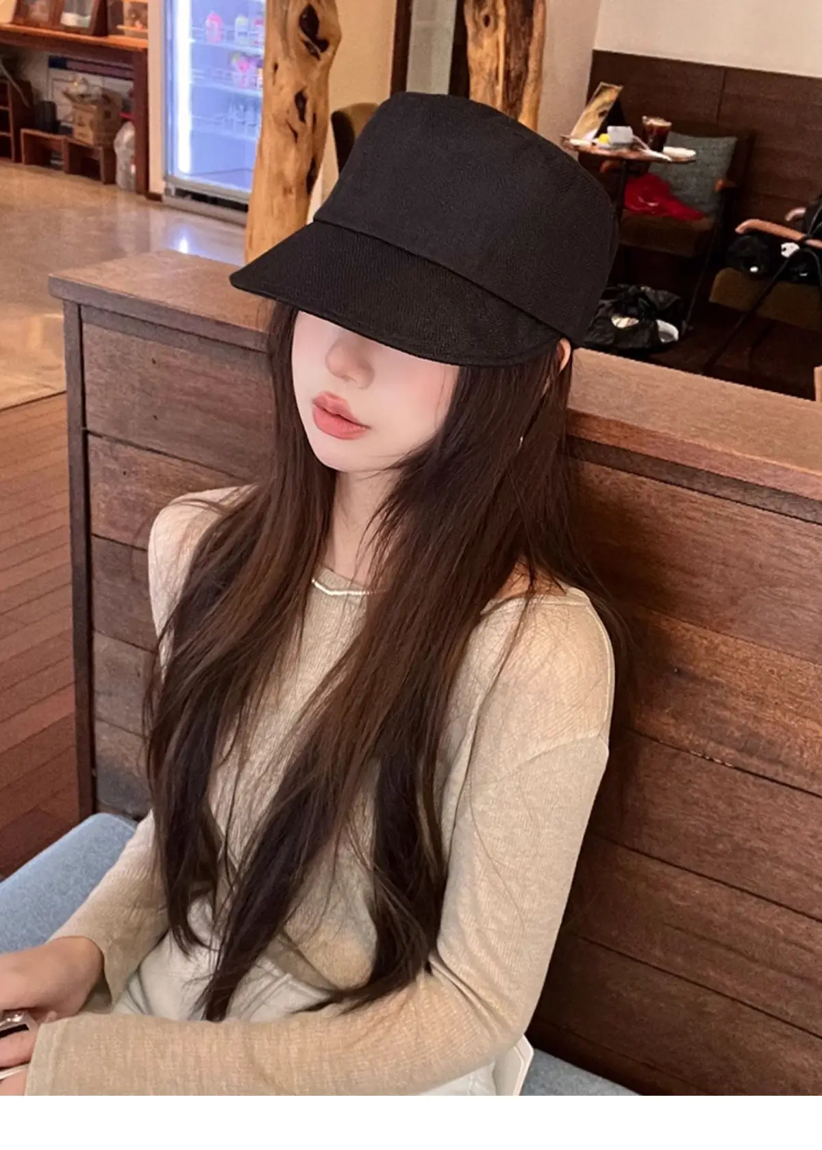 Japanese Linen Face Hat for Women Summer — feature 7