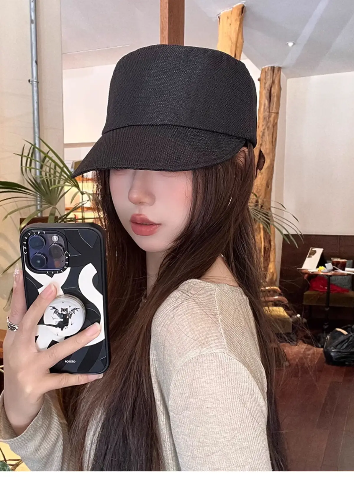 Japanese Linen Face Hat for Women Summer — feature 9