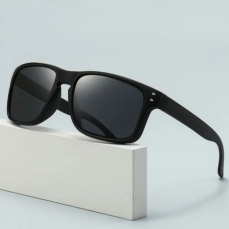 Polarized Sunglasses Brown Frame Green Lens Unisex Outdoor Sports - Image 14