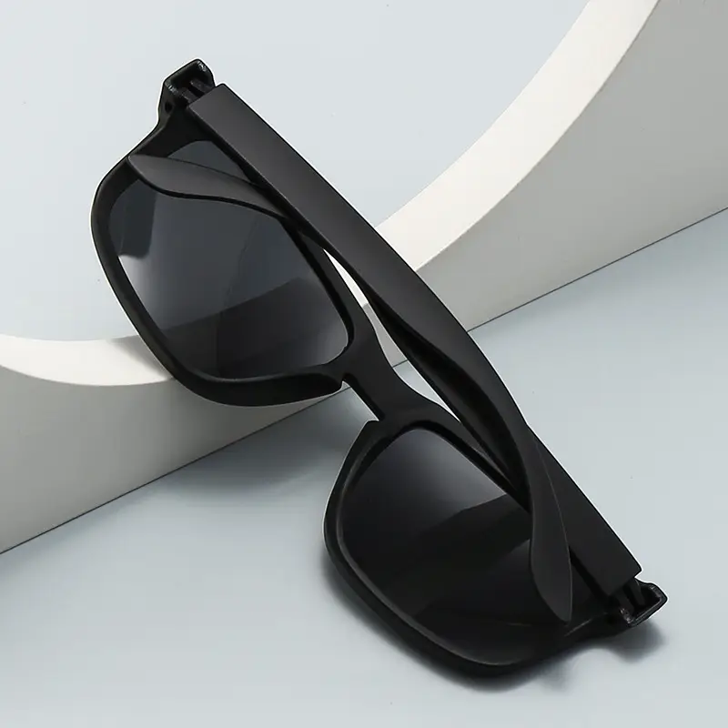Polarized Sunglasses Brown Frame Green Lens Unisex Outdoor Sports - Image 16