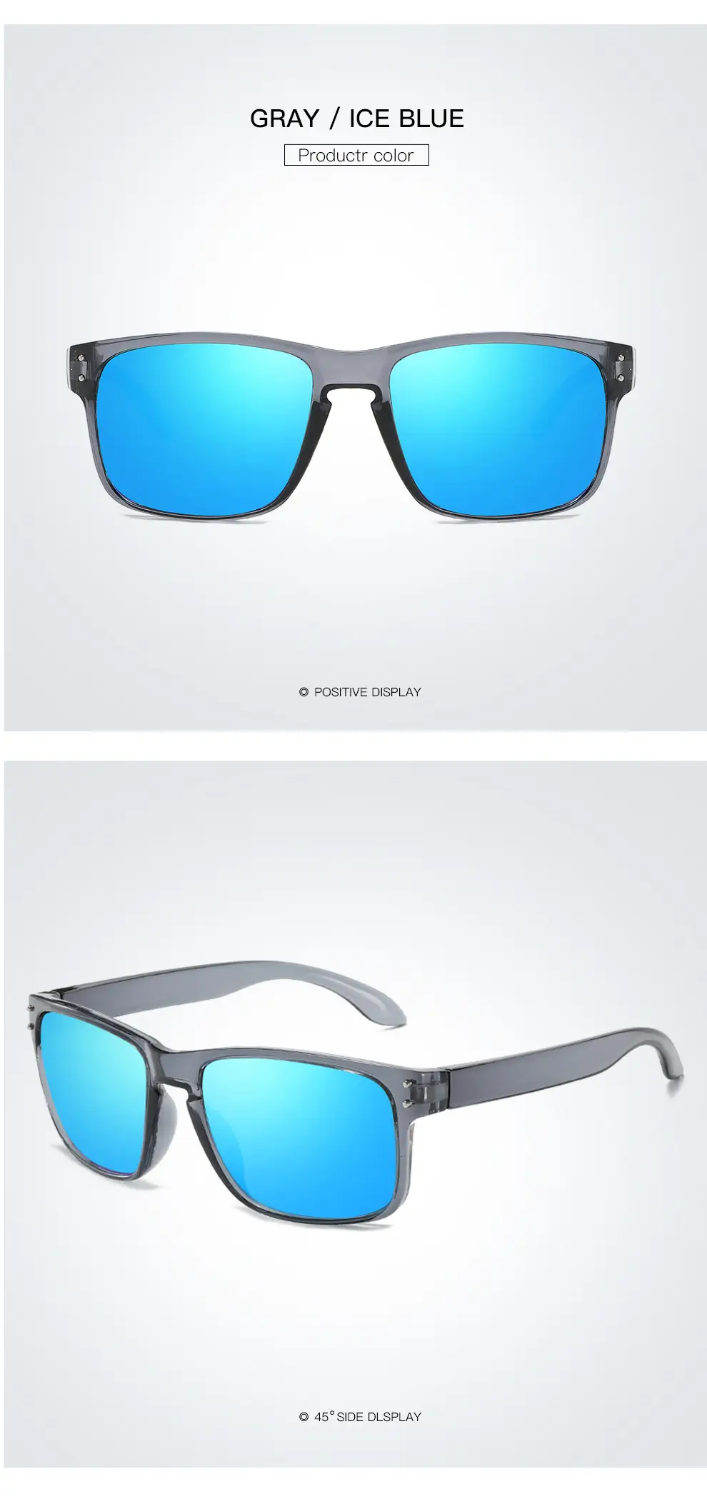 Polarized Sunglasses Brown Frame Green Lens Unisex Outdoor Sports β feature 12