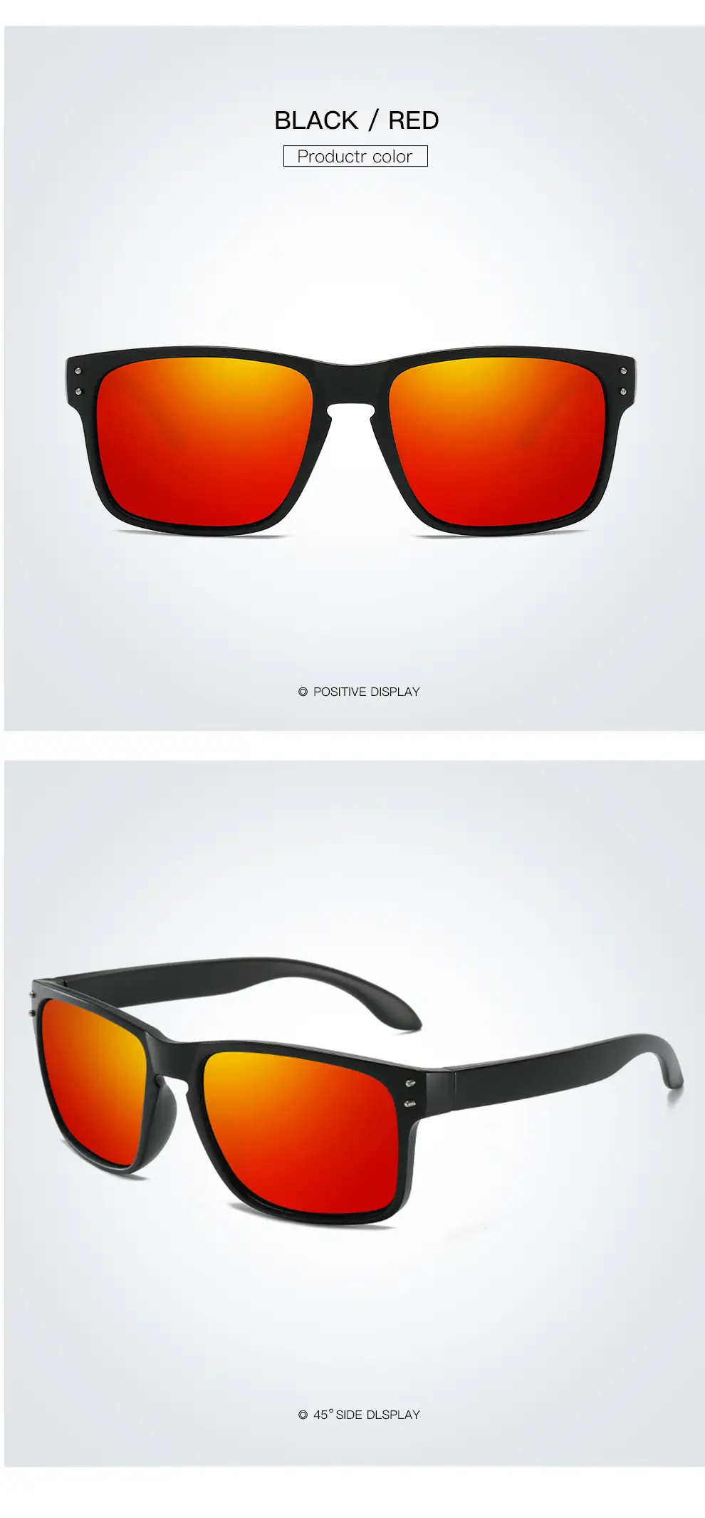Polarized Sunglasses Brown Frame Green Lens Unisex Outdoor Sports β feature 19