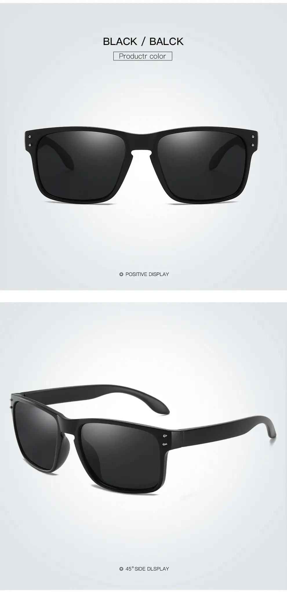 Polarized Sunglasses Brown Frame Green Lens Unisex Outdoor Sports β feature 22