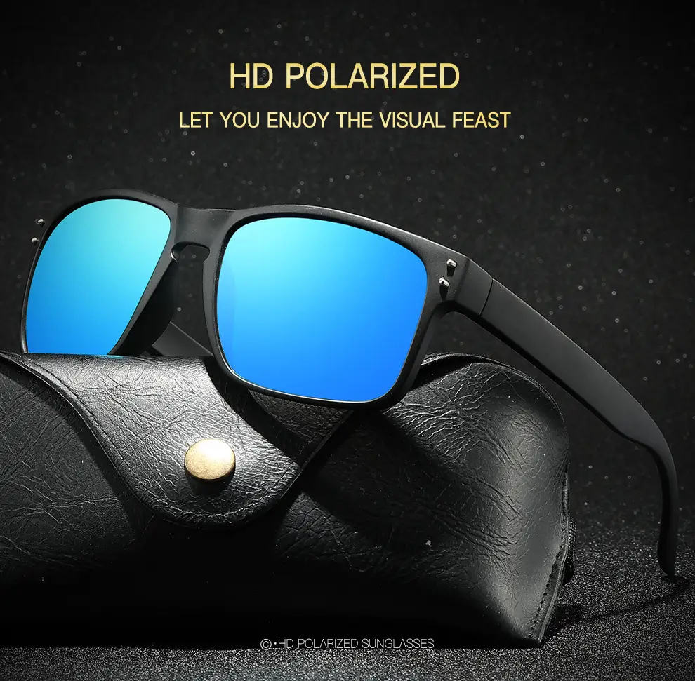 Polarized Sunglasses Brown Frame Green Lens Unisex Outdoor Sports β feature 4