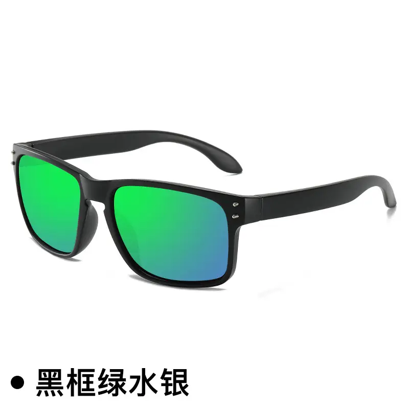 Polarized Sunglasses Brown Frame Green Lens Unisex Outdoor Sports - Image 5