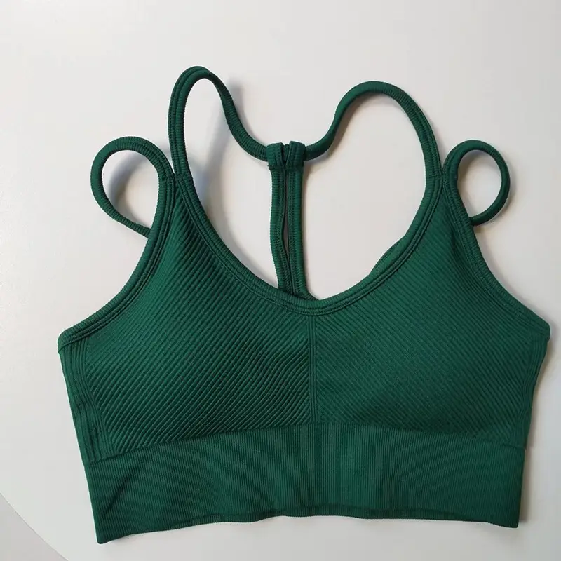 Fitness Suit with Thin Straps and Beautiful Back for Women Running Yoga Sports Bra Peach Butt Lift Leopard Print Three-Point Shorts