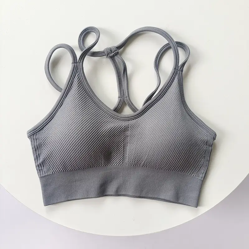 Fitness Suit with Thin Straps and Beautiful Back for Women Running Yoga Sports Bra Peach Butt Lift Leopard Print Three-Point Shorts