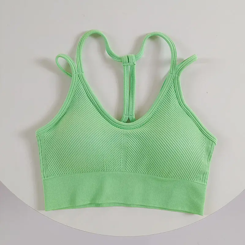 Fitness Suit with Thin Straps and Beautiful Back for Women Running Yoga Sports Bra Peach Butt Lift Leopard Print Three-Point Shorts