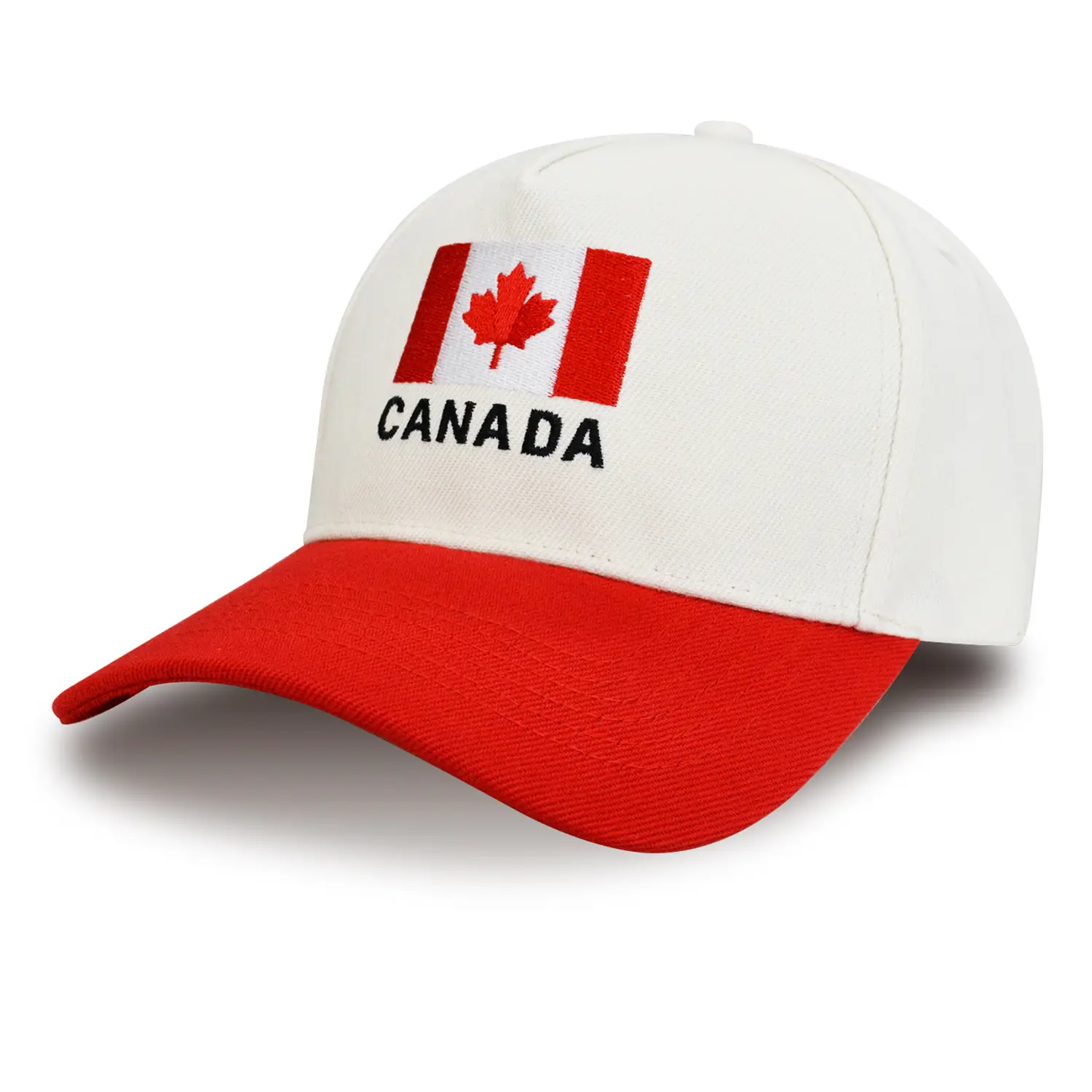 Canada Flag Cap Red White Unisex Baseball Hat - Image 5