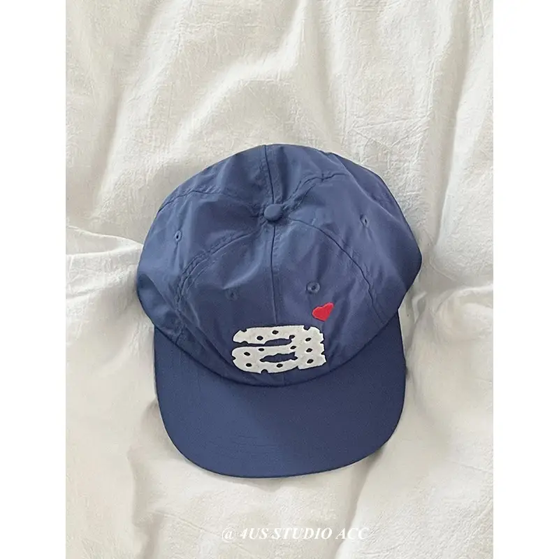 Korean Ig Heart Embroidered Baseball Caps for Women - Image 8