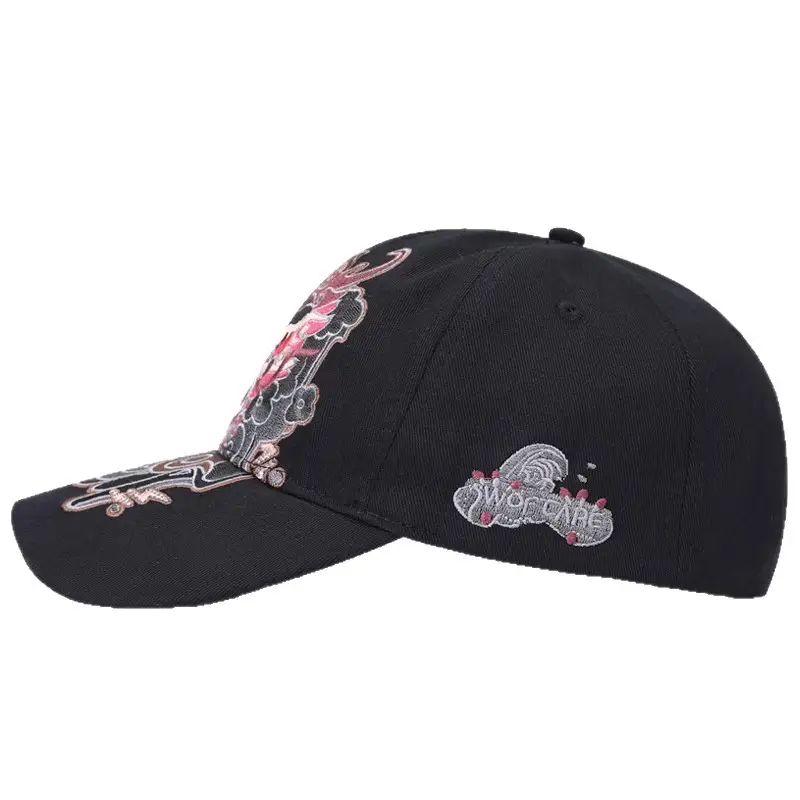 2025 Retro Dragon Embroidered Black Baseball Cap - Image 8
