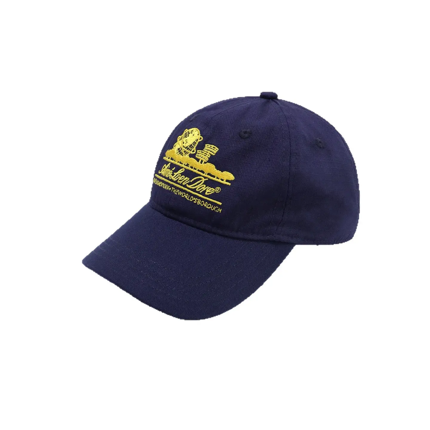 Women Duckbill Cap with Wide Brim & Embroidery