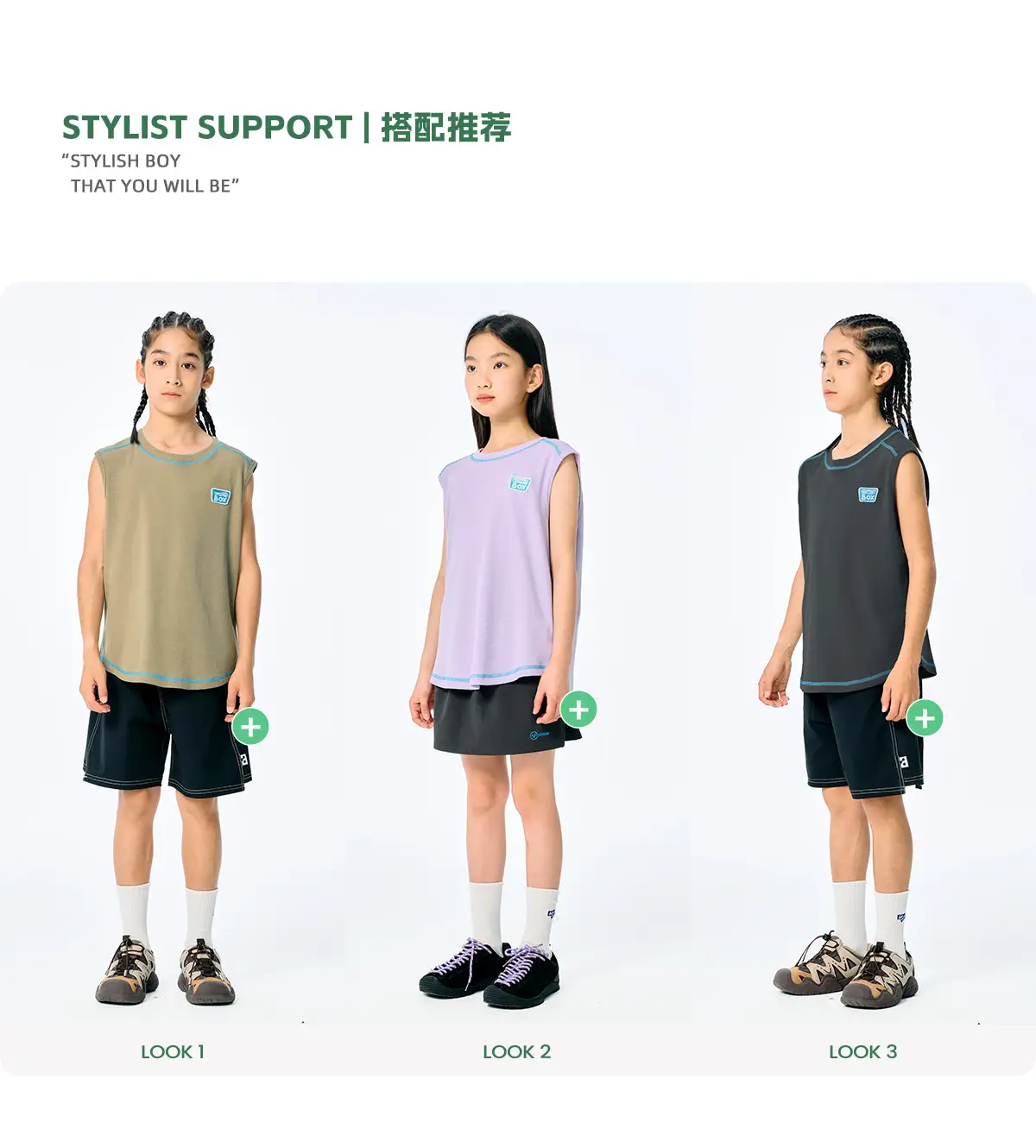 Girls Sleeveless T-Shirt Purple Cotton Summer Wear — feature 9