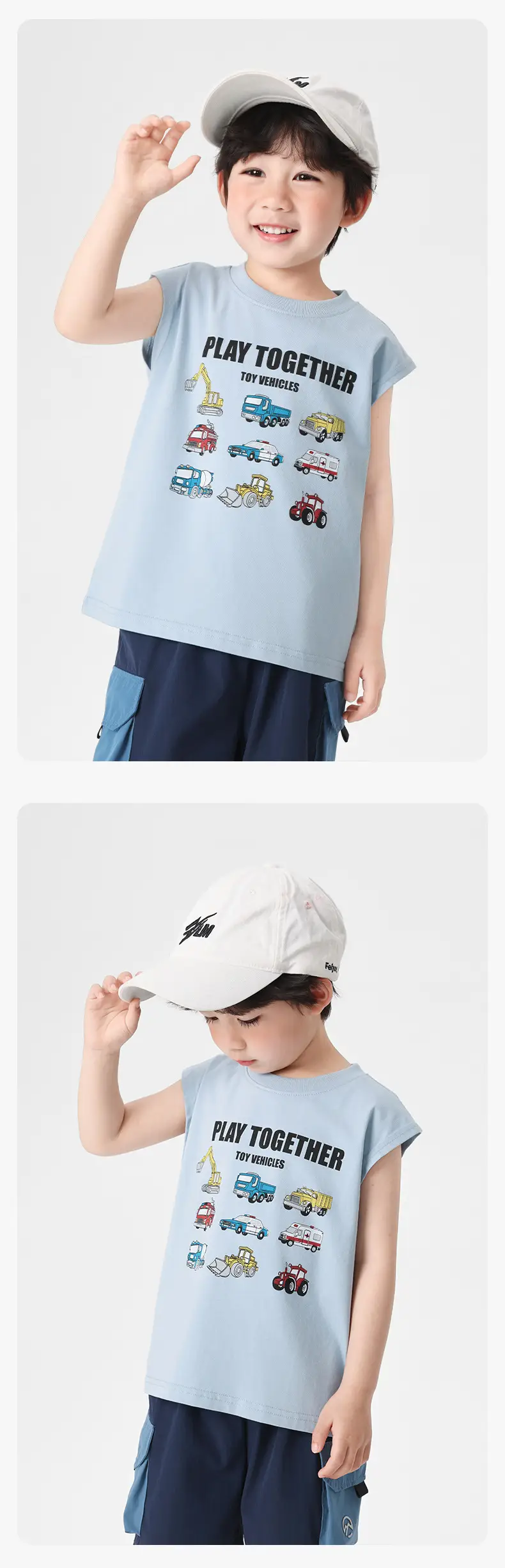 Right European Boys Summer Vest Shorts Set 2025 — feature 14