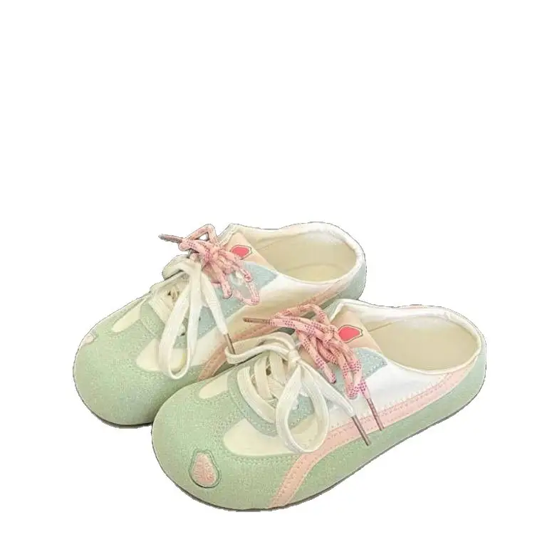 Women's Green Slip-On Baotou Half Slippers 2025 - Image 7