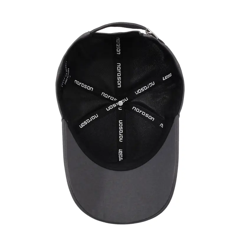 Men's Grey Baseball Cap with Sunshade & Travel Use - Image 8