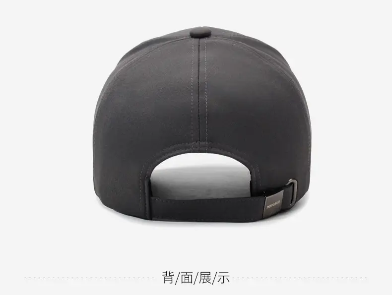 Men's Grey Baseball Cap with Sunshade & Travel Use — feature 12