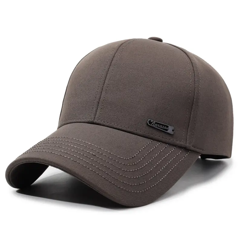 Men's Grey Baseball Cap with Sunshade & Travel Use - Image 4